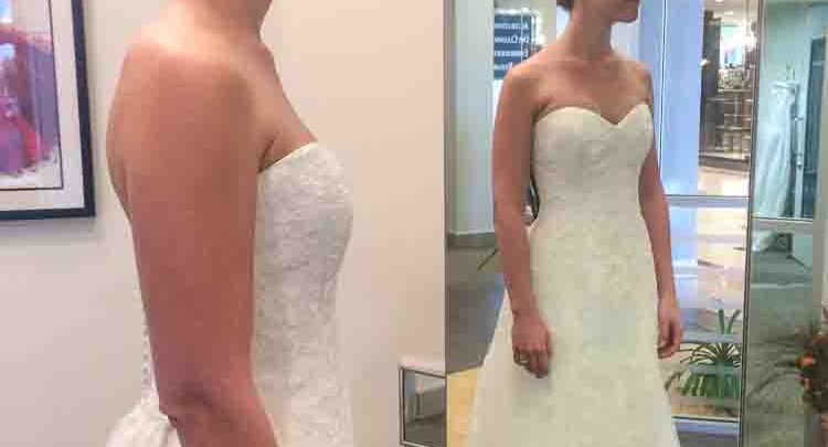 Bridal gown alteration